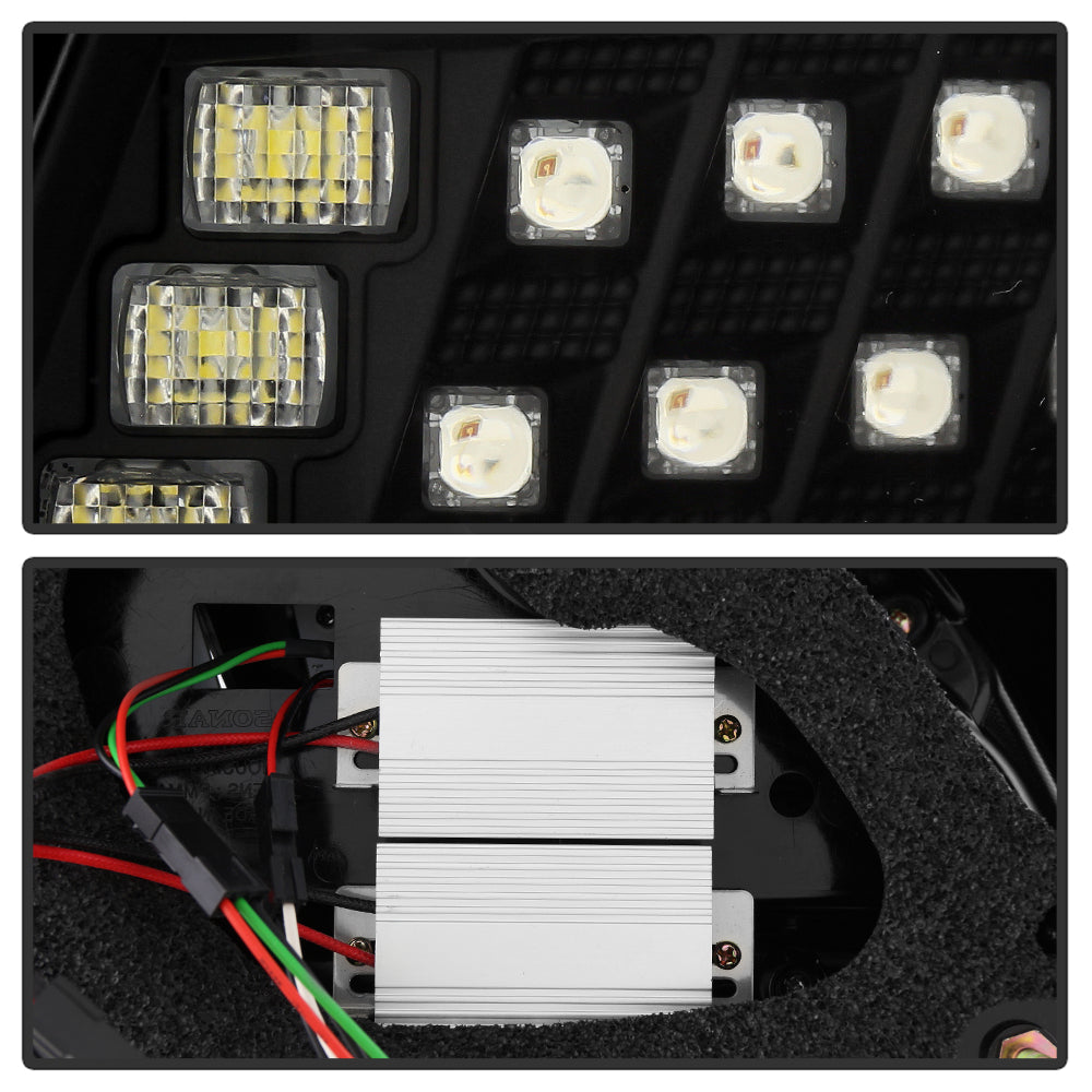 SPYDER 14-20 Chevy Impala LED Tail Lights - Black (ALT-YD-CHIP14-SEQ-BK) 5088987