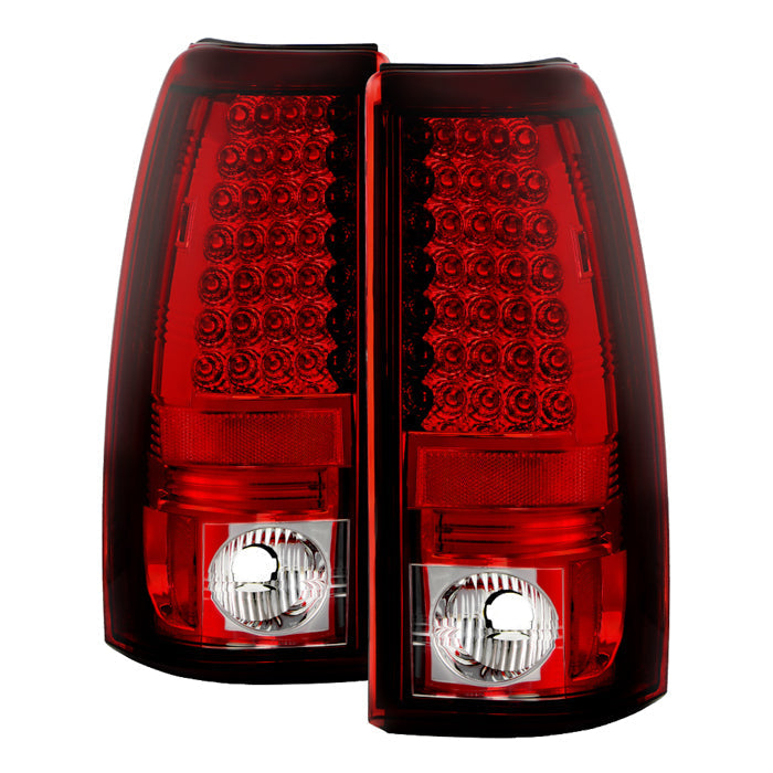 Spyder Chevy Silverado 1500 03-06 (Not Fit Stepside)LED Tail Lights Red Clear ALT-YD-CS03-LED-RC 5001740
