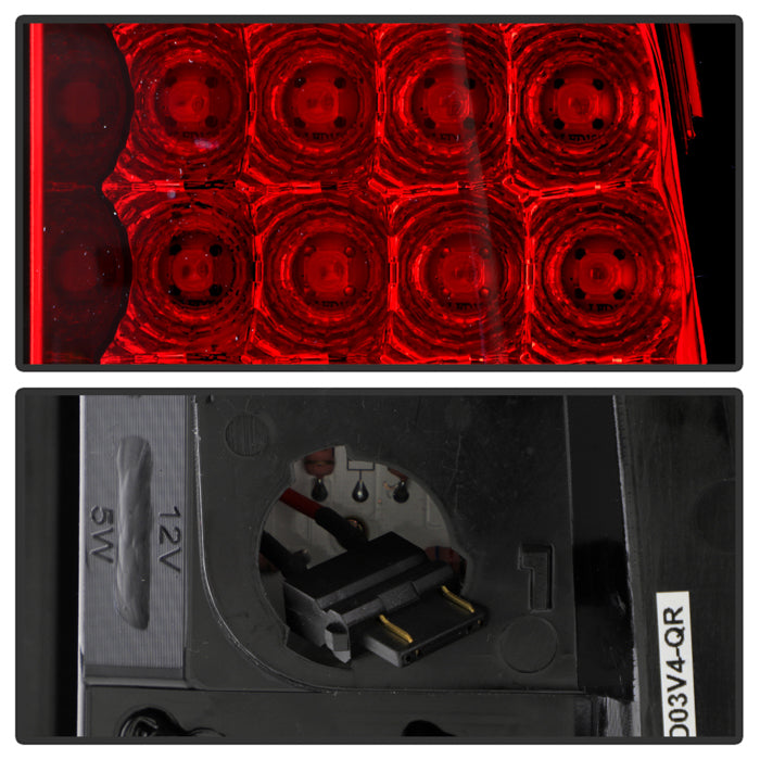 Spyder Chevy Silverado 1500 03-06 (Not Fit Stepside)LED Tail Lights Red Clear ALT-YD-CS03-LED-RC 5001740