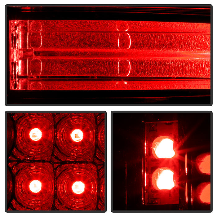 Spyder Chevy Silverado 1500 03-06 (Not Fit Stepside)LED Tail Lights Red Clear ALT-YD-CS03-LED-RC 5001740