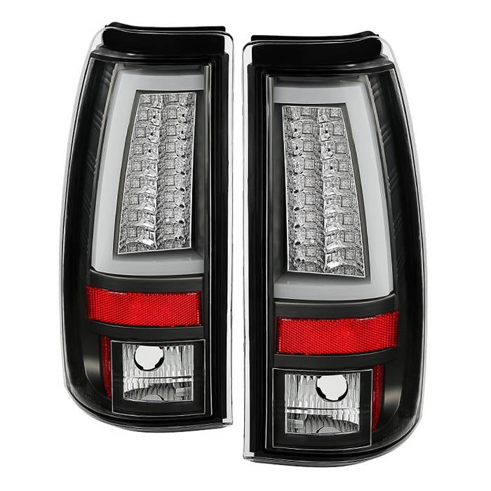 Spyder Chevy Silverado 1500/2500 03-06 Version 2 LED Tail Lights - Black ALT-YD-CS03V2-LED-BK 5081919