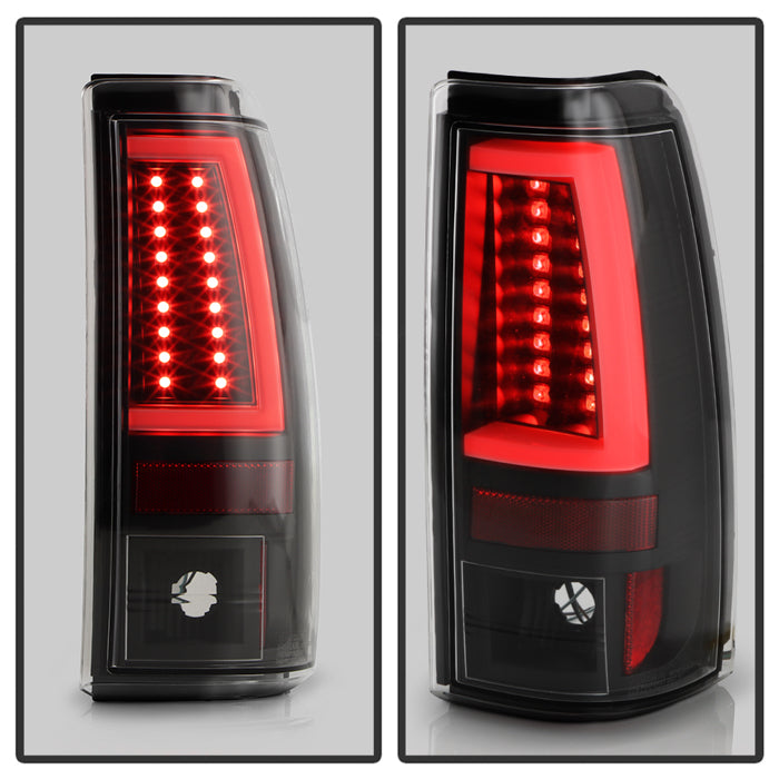 Spyder 03-06 Chevy Silverado - (Does Not Fit Stepside) LED Tail Lights - All Black ALT-YD-CS03V2-LED 5085849