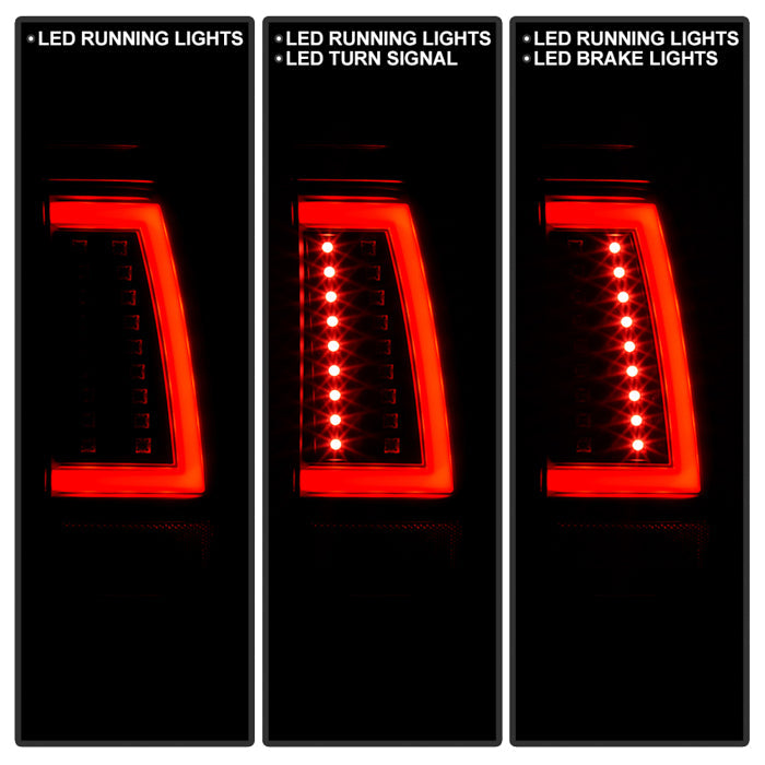Spyder 03-06 Chevy Silverado - (Does Not Fit Stepside) LED Tail Lights - All Black ALT-YD-CS03V2-LED 5085849