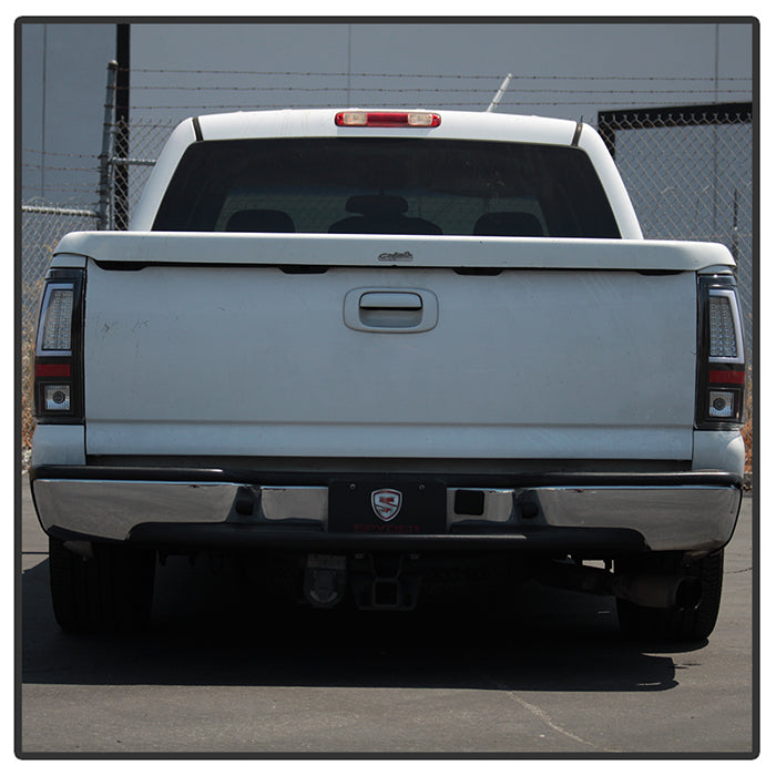 Spyder Chevy Silverado 1500/2500 03-06 Version 2 LED Tail Lights - Black ALT-YD-CS03V2-LED-BK 5081919