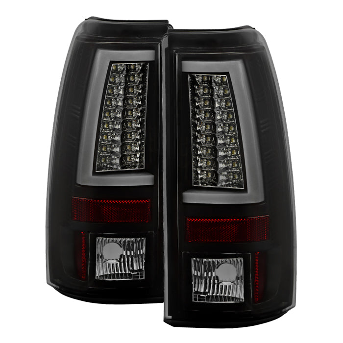 Spyder 03-06  Chevy Silverado (Does Not Fit Stepside) Version 2 LED Tail Lights - Black Smoke 5083272