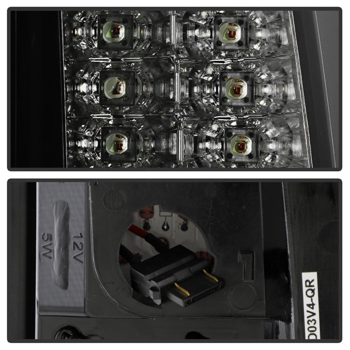 Spyder 03-06  Chevy Silverado (Does Not Fit Stepside) Version 2 LED Tail Lights - Black Smoke 5083272