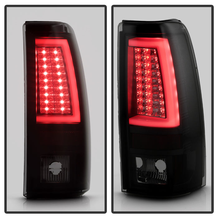 Spyder 03-06  Chevy Silverado (Does Not Fit Stepside) Version 2 LED Tail Lights - Black Smoke 5083272