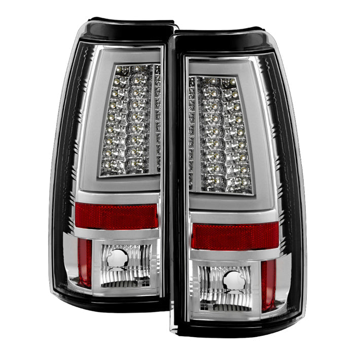 Spyder Chevy Silverado 1500/2500 03-06 Version 2 LED Tail Lights - Chrome ALT-YD-CS03V2-LED-C 5081902