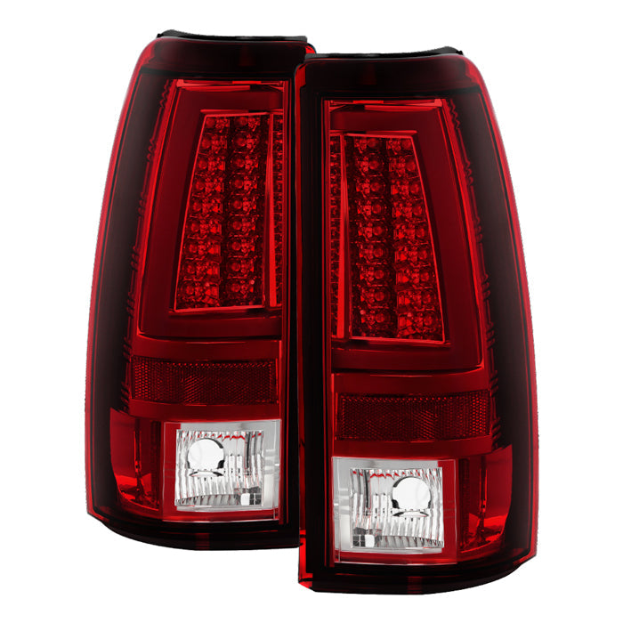 Spyder Chevy Silverado 1500/2500 03-06 Version 2 LED Tail Lights - Red Clear ALT-YD-CS03V2-LED-RC 5081926