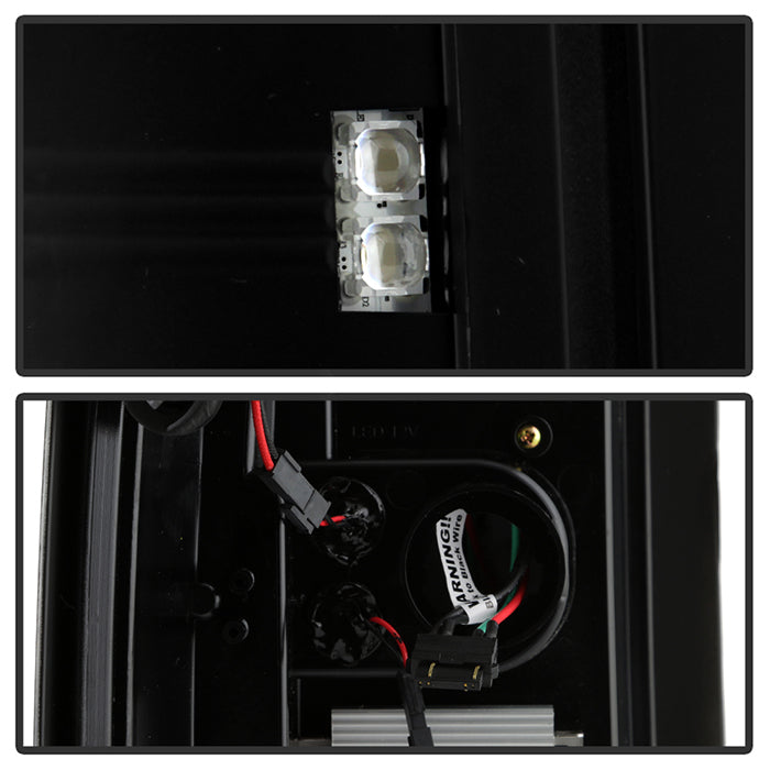 Spyder Chevy Silverado 07-13 LED Tail Lights Blk ALT-YD-CS07-LED-BK 5001771