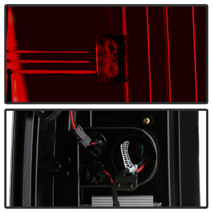 Spyder Chevy Silverado 07-13 LED Tail Lights Red Smoke ALT-YD-CS07-LED-RS 5001801