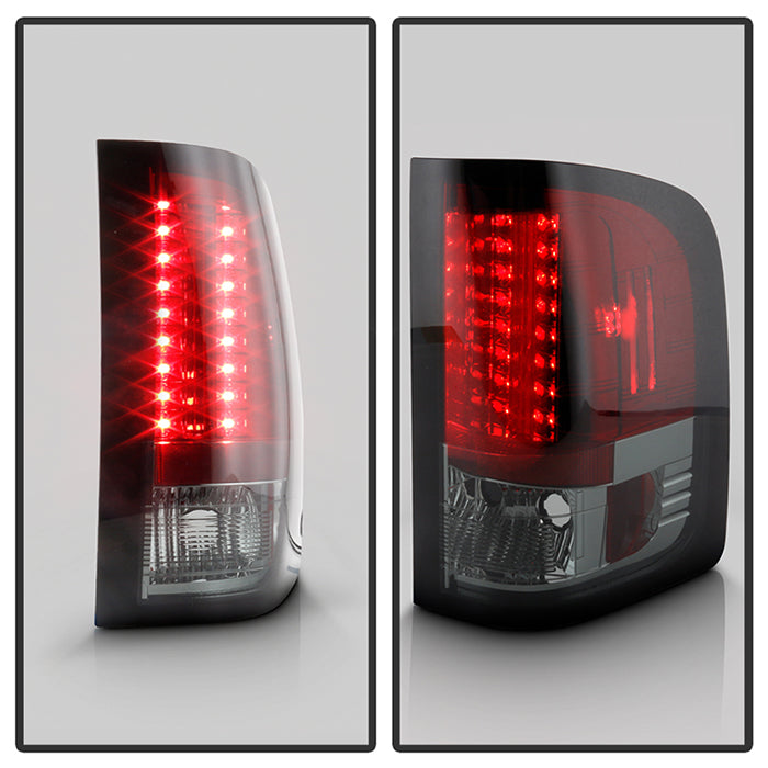 Spyder Chevy Silverado 07-13 LED Tail Lights Red Smoke ALT-YD-CS07-LED-RS 5001801