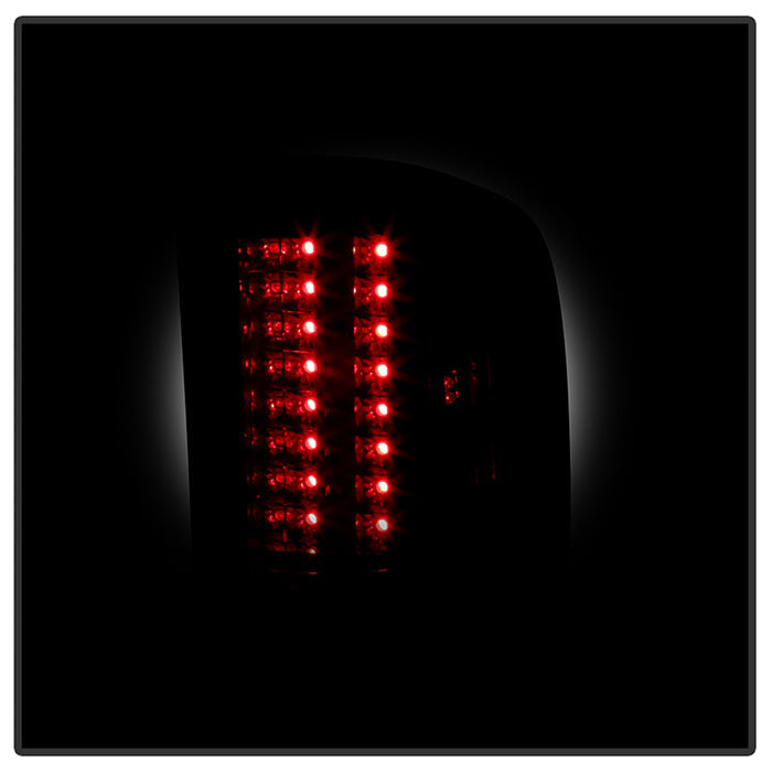 Spyder Chevy Silverado 07-13 LED Tail Lights Red Smoke ALT-YD-CS07-LED-RS 5001801