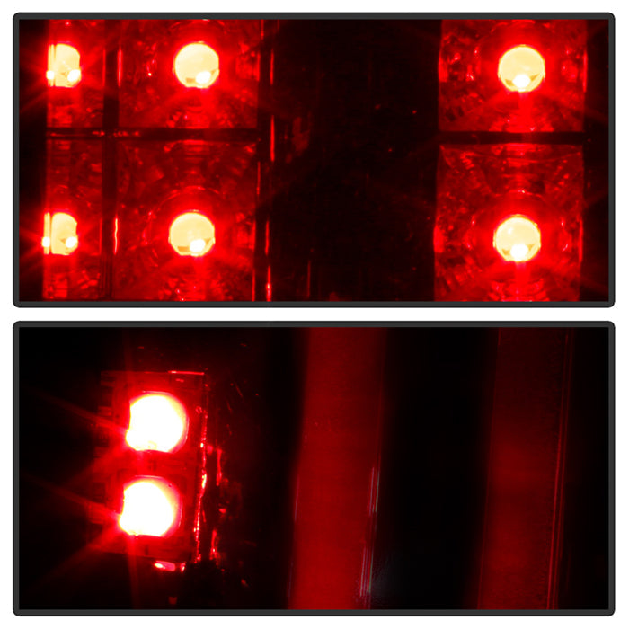 Spyder Chevy Silverado 07-13 LED Tail Lights Red Smoke ALT-YD-CS07-LED-RS 5001801