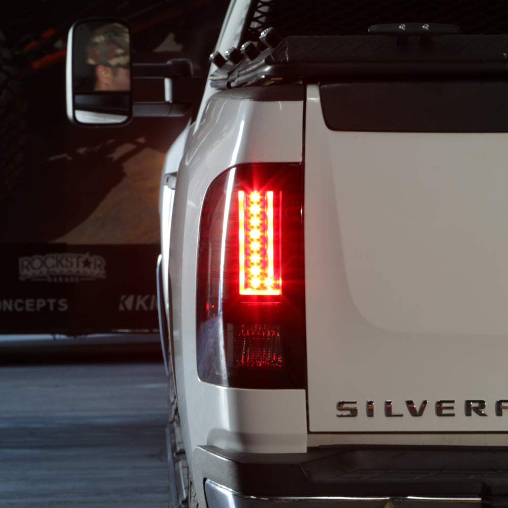 Spyder Chevy Silverado 07-13 Version 2 LED Tail Lights - Black ALT-YD-CS07V2-LED-BK 5081766