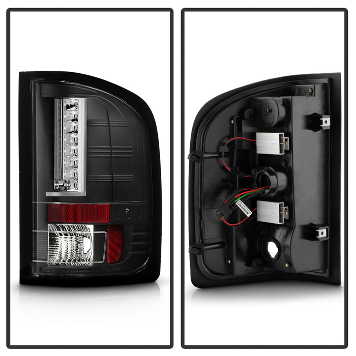 Spyder Chevy Silverado 07-13 Version 2 LED Tail Lights - Black ALT-YD-CS07V2-LED-BK 5081766