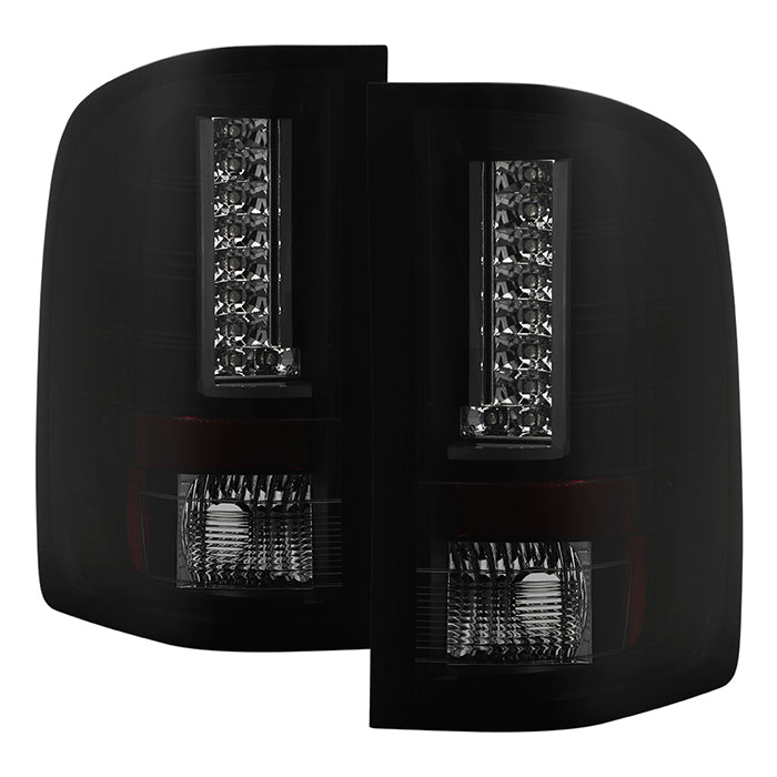 Spyder 07-13 Chevy Silverado (Exc 2010 Model) Verison 2 LED Tail Lights ALT-YD-CS07V2-LED-BSM 5082626