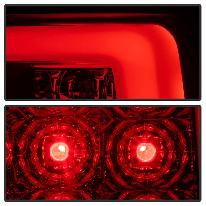 Spyder 07-13 Silverado (Will Not Work w/2010 921 Bulb)V3 Tail Lights Blk Smk ALT-YD-CS07V3-LBLED-BSM 5084095