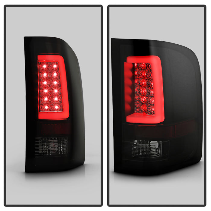 Spyder 07-13 Silverado (Will Not Work w/2010 921 Bulb)V3 Tail Lights Blk Smk ALT-YD-CS07V3-LBLED-BSM 5084095