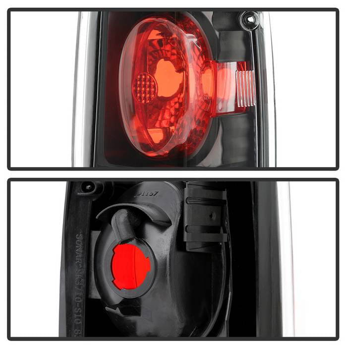 Spyder Chevy S10/S10 Blazer 82-93/GMC Jimmy 82-94 Euro Style Tail Lights Black ALT-YD-CS1082-BK 5001832