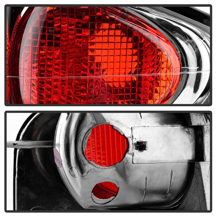 Spyder Chevy S10 94-04/GMC Sonoma 94-04/Isuzu Hombre 96-00 Euro Tail Lights Chrm ALT-YD-CS1094-C 5001894