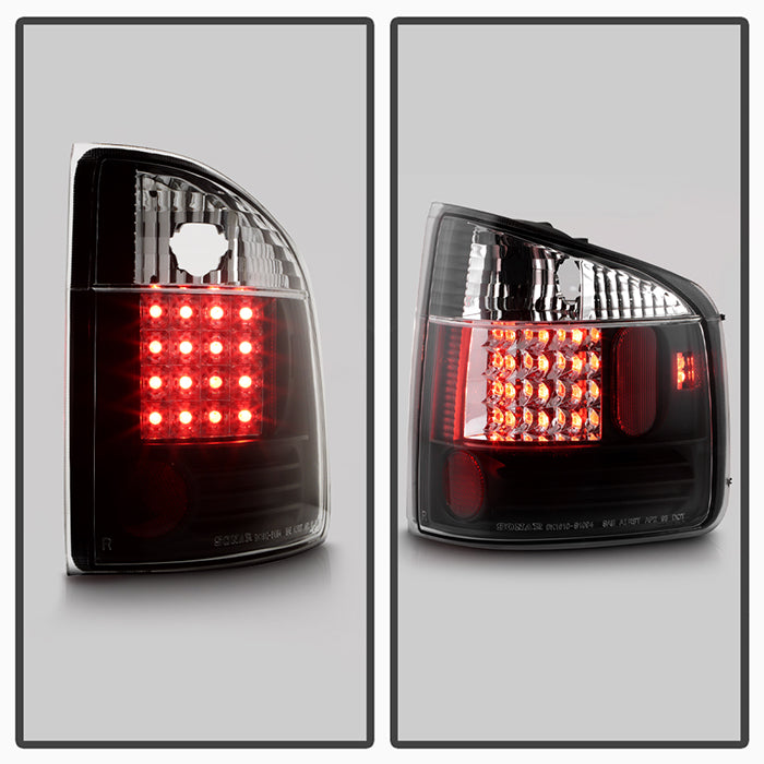 Spyder Chevy S10 94-04/GMC Sonoma 94-04/Isuzu Hombre 96-00 LED Tail Lights Blk ALT-YD-CS1094-LED-BK 5001917