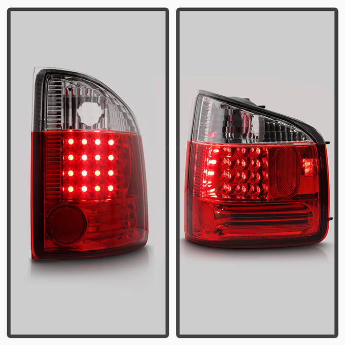 Spyder Chevy S10 94-04 /Isuzu Hombre 96-00 LED Tail Lights Red Clear ALT-YD-CS1094-LED-RC 5001931