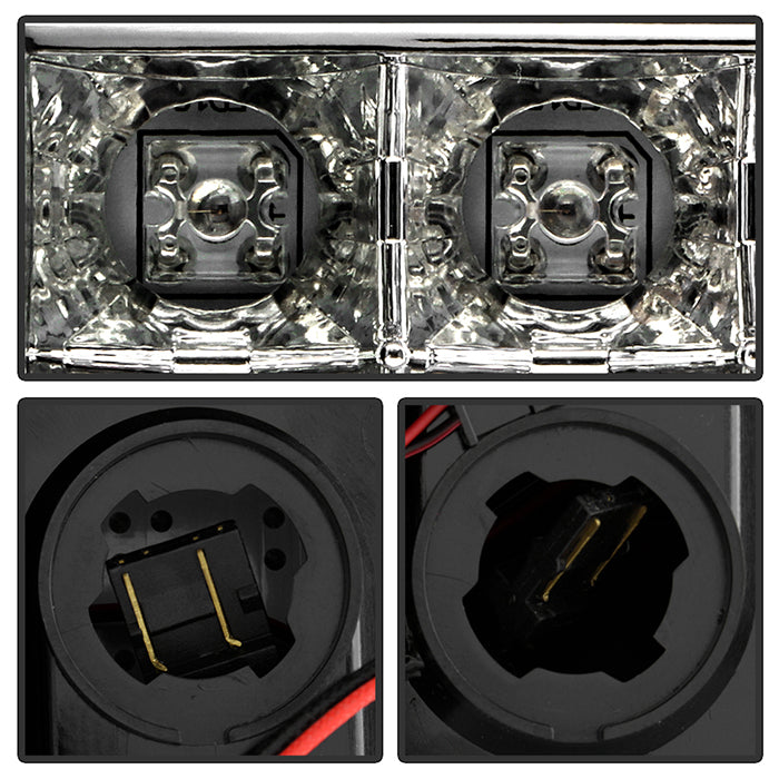 Spyder Chevy 1500 14-16 Light Bar LED Tail Lights Blk ALT-YD-CS14-LBLED-BK 5079985