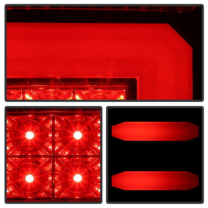 Spyder Chevy 1500 14-16 Light Bar LED Tail Lights Blk ALT-YD-CS14-LBLED-BK 5079985