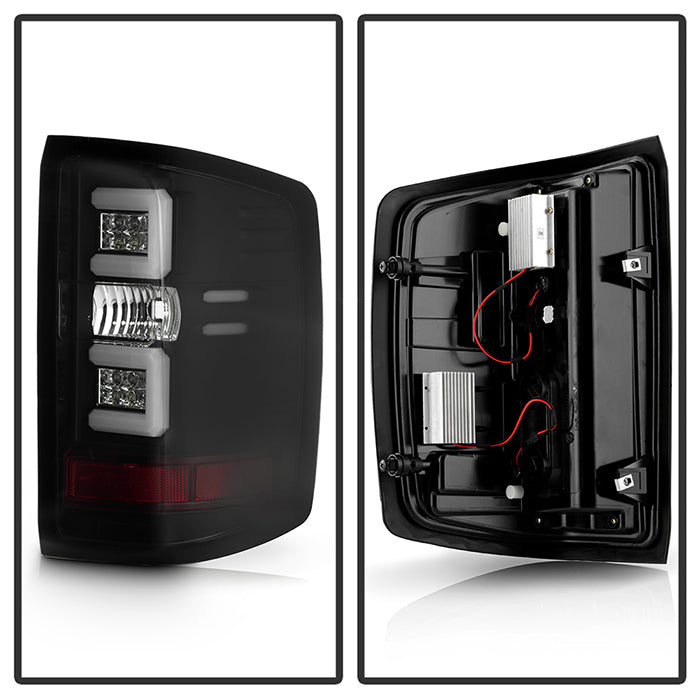 Spyder Chevy 1500 14-16 Light Bar LED Tail Lights Blk Smke ALT-YD-CS14-LBLED-BSM 5079992