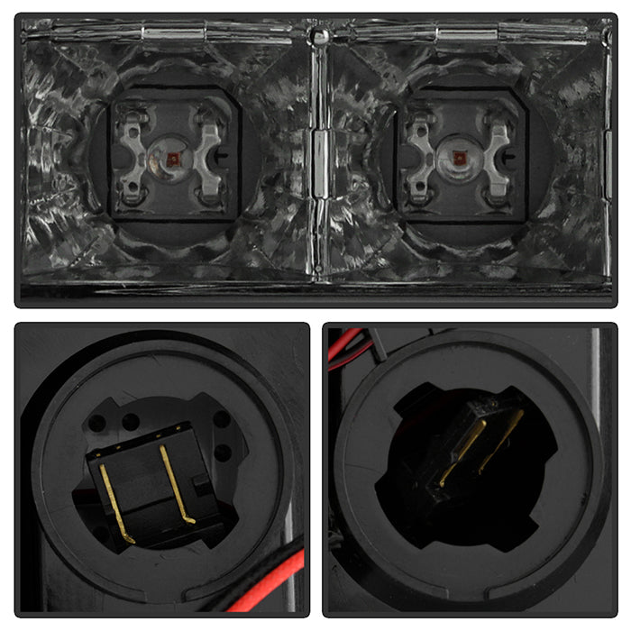 Spyder Chevy 1500 14-16 Light Bar LED Tail Lights Blk Smke ALT-YD-CS14-LBLED-BSM 5079992