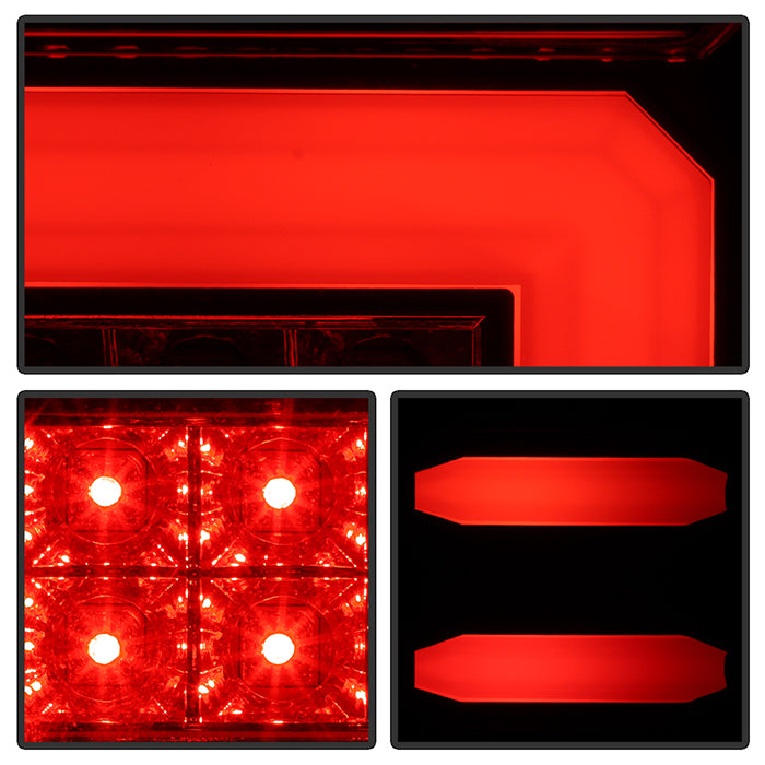Spyder Chevy 1500 14-16 Light Bar LED Tail Lights Blk Smke ALT-YD-CS14-LBLED-BSM 5079992