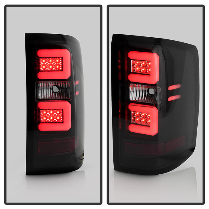 Spyder Chevy 1500 14-16 Light Bar LED Tail Lights Blk Smke ALT-YD-CS14-LBLED-BSM 5079992