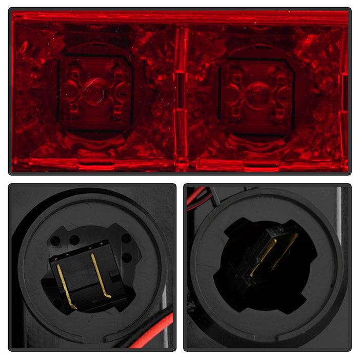 Spyder Chevy 1500 14-16 Light Bar LED Tail Lights Red Clear ALT-YD-CS14-LBLED-RC 5080011