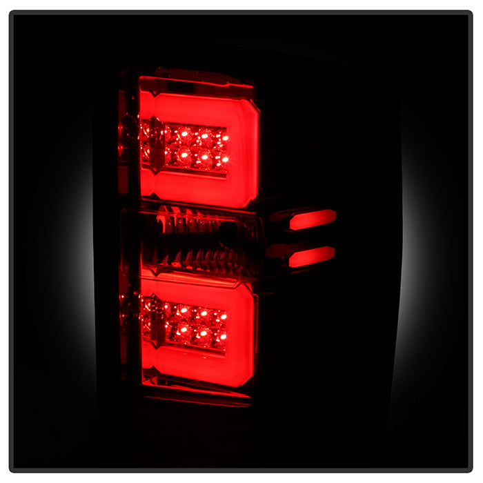 Spyder Chevy 1500 14-16 Light Bar LED Tail Lights Red Clear ALT-YD-CS14-LBLED-RC 5080011