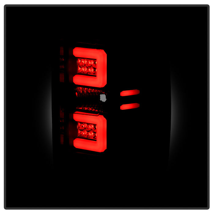 Spyder Chevy Silverado 16-17 Light Bar LED Tail Lights - Black Smoke ALT-YD-CS16-LED-BSM 5083739
