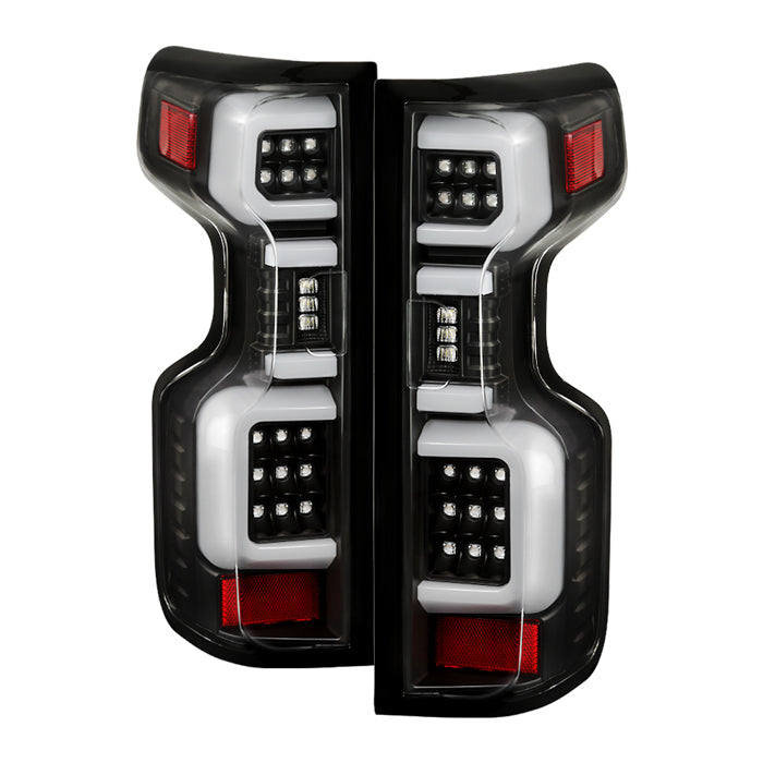 Spyder Chevy Silverado 19-20 LED Tail Light Black ALT-YD-CS19HAL-BK 5087256
