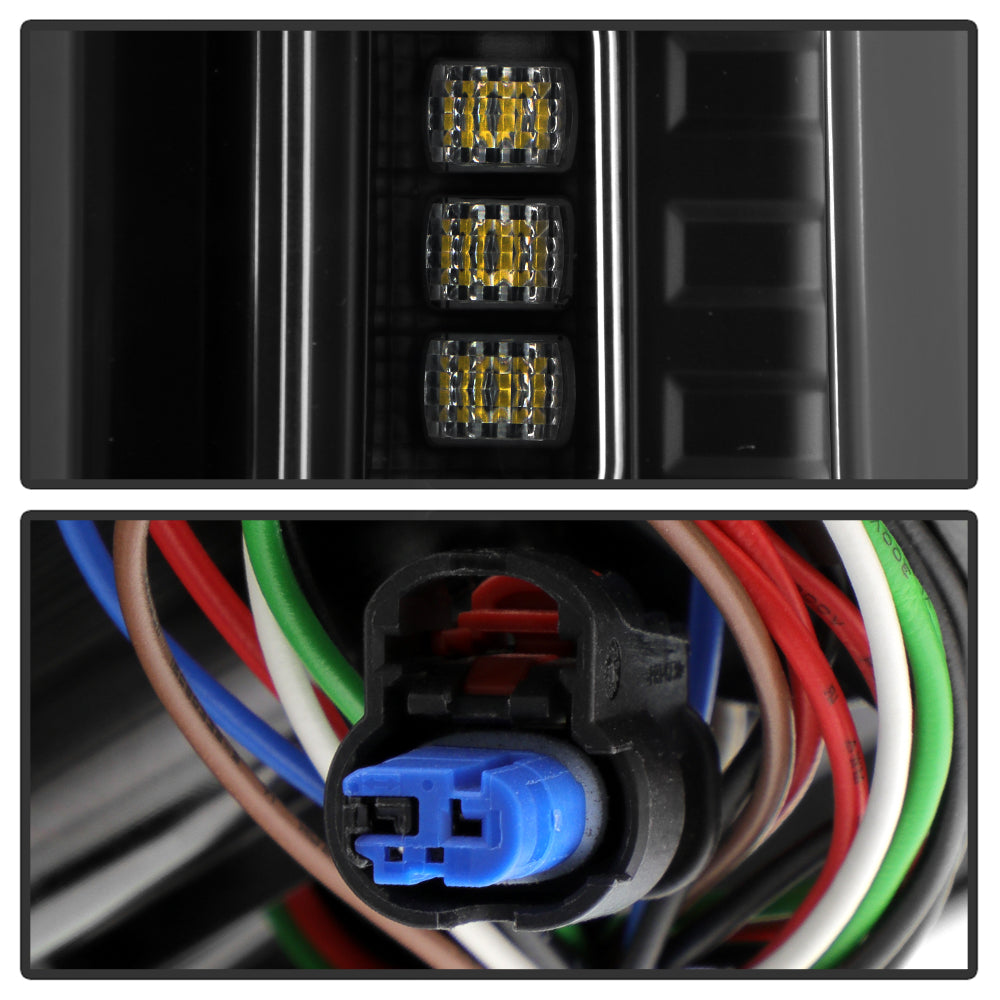 Spyder Chevy Silverado 19-20 LED Tail Light Black ALT-YD-CS19HAL-BK 5087256