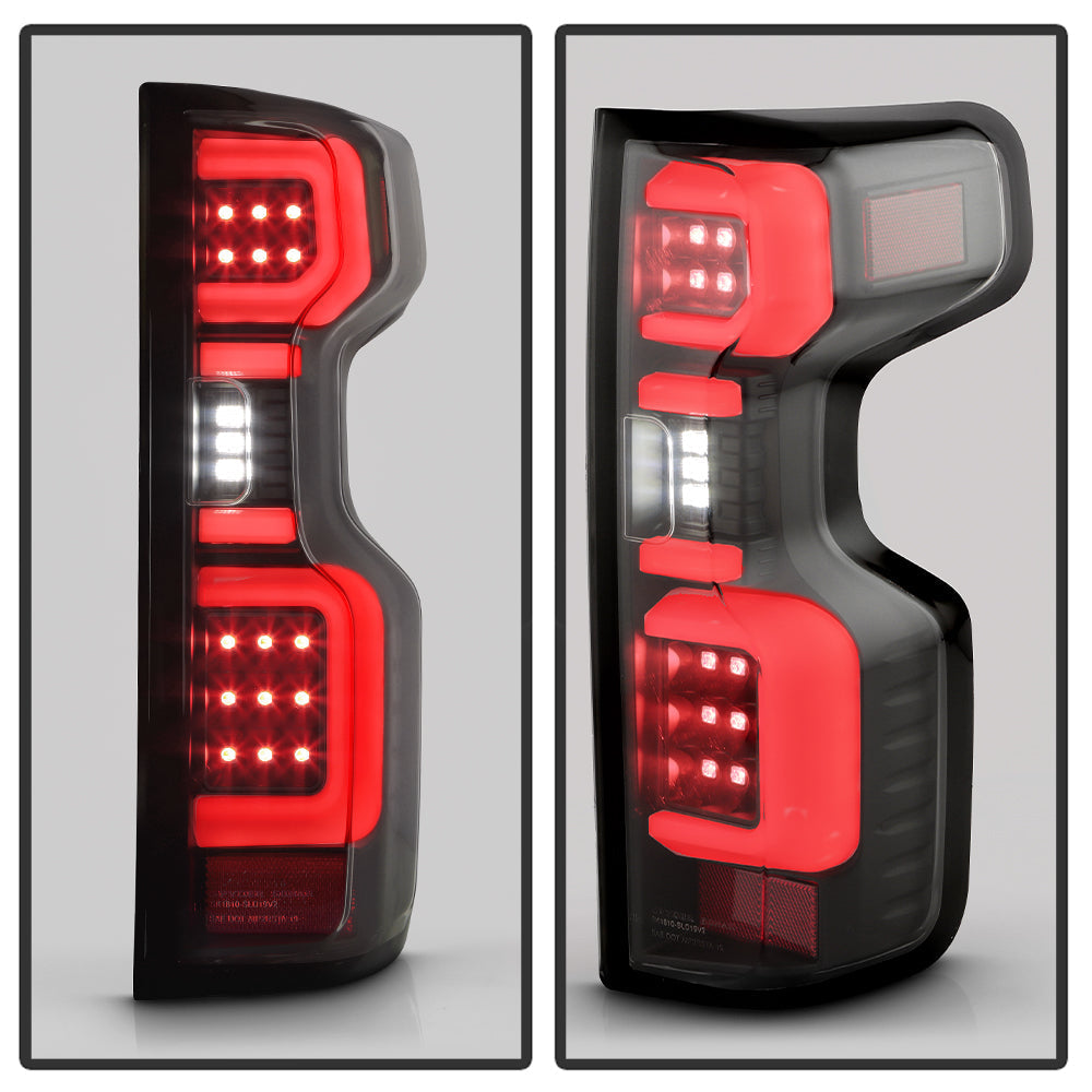 Spyder Chevy Silverado 19-20 LED Tail Light Black ALT-YD-CS19HAL-BK 5087256