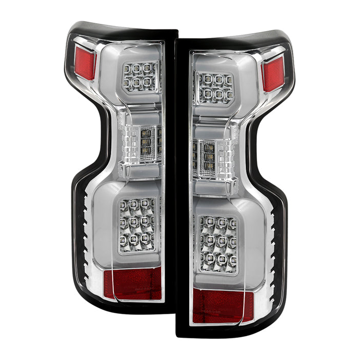 Spyder Chevy Silverado 19-20 LED Tail Light Chrome ALT-YD-CS19HAL-C 5087263