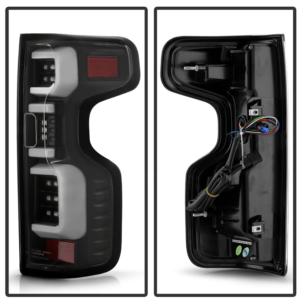 Spyder Chevy Silverado 19-20 (Do Not Fit Halogen Model) LED Tail Light Blk ALT-YD-CS19LED-BK 5087270