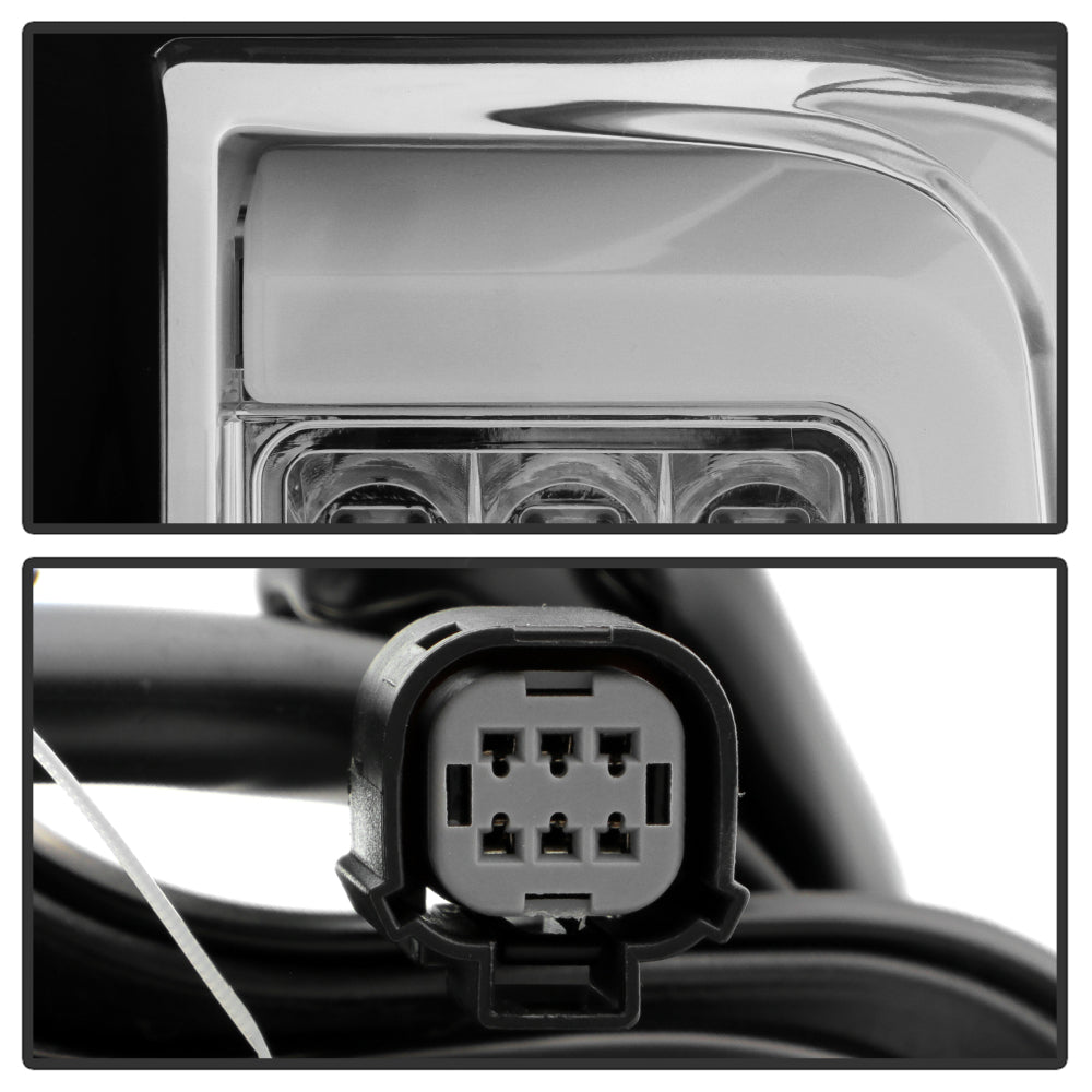Spyder Chevy Silverado 19-20 (Do Not Fit Halogen Model) LED Tail Light - Chrome ALT-YD-CS19LED-C 5087287