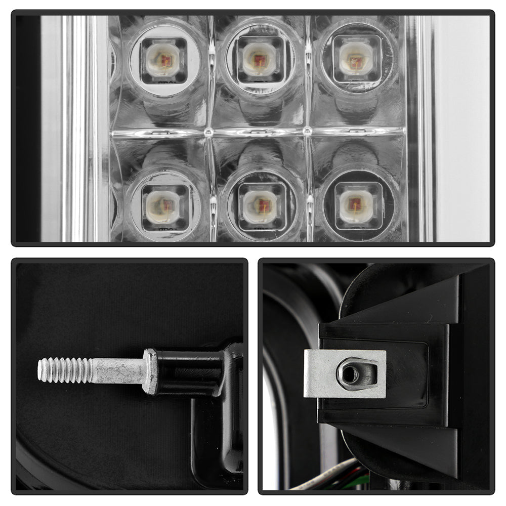 Spyder Chevy Silverado 19-20 (Do Not Fit Halogen Model) LED Tail Light - Chrome ALT-YD-CS19LED-C 5087287