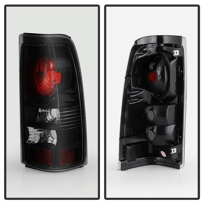 Spyder Chevy Silverado 1500 99-02 (Not Fit Stepside) Euro Style Tail Lights Blk Smke ALT-YD-CS99-BSM 5078056