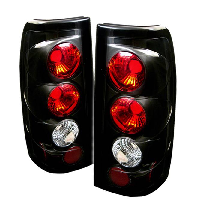 Spyder Chevy Silverado 1500 99-02 Euro Tail Lights G2 Version Blk ALT-YD-CS99-G2-BK 5002013