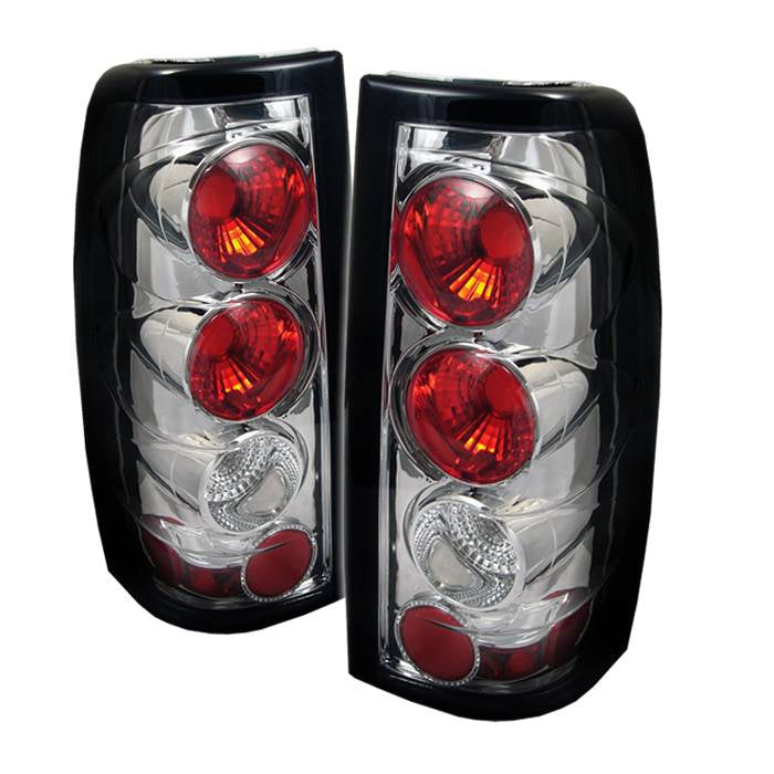 Spyder Chevy Silverado 1500 99-02 Euro Tail Lights G2 Version Chrm ALT-YD-CS99-G2-C 5002020