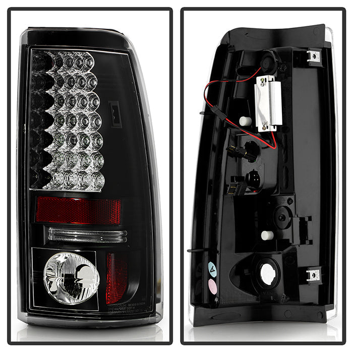 Spyder Chevy Silverado 1500 99-02 (Not Fit Stepside) LED Tail Lights Blk ALT-YD-CS99-LED-BK 5002044