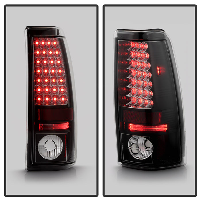 Spyder Chevy Silverado 1500 99-02 (Not Fit Stepside) LED Tail Lights Blk ALT-YD-CS99-LED-BK 5002044