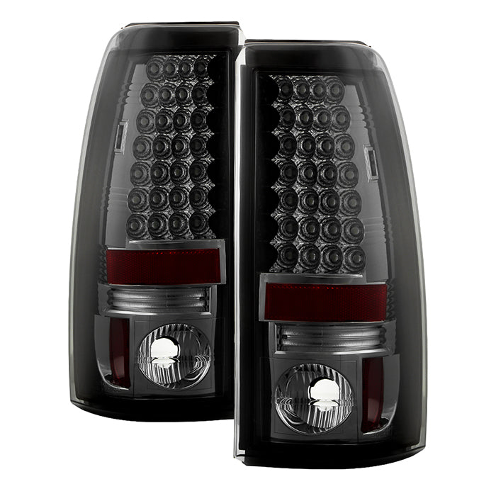 Spyder Chevy Silverado 1500 99-02 (Not Fit Stepside) LED Tail Lights Smke ALT-YD-CS99-LED-SM 5002082