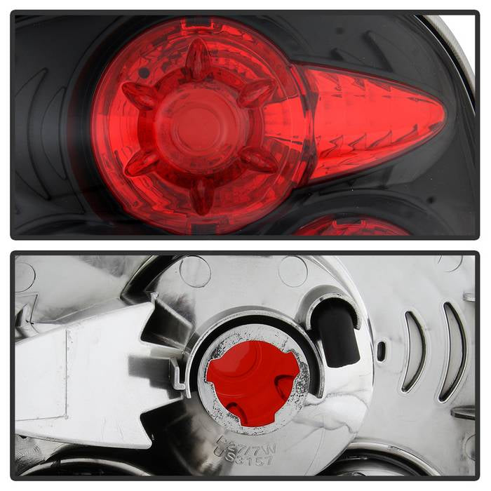 Spyder Chevy Silverado Stepside 99-04 Euro Style Tail Lights Black ALT-YD-CS99STS-BK 5002105